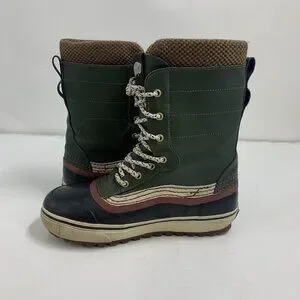 Vans Remedy Winter Boots Men’s US 7 Green Leather Snow Duck Boots Vans Standard Snow MTE Boots Black Duck Green Snow Boots  main image 3
